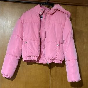Fashion Nova Pink Puffer Jacket
